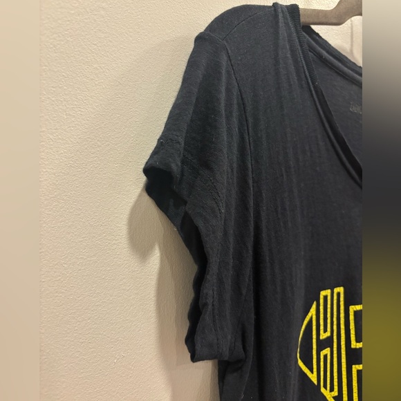 ZADIG & VOLTAIRE Black Slub T Shirt, Size M, Like New Condition - Picture 4 of 10